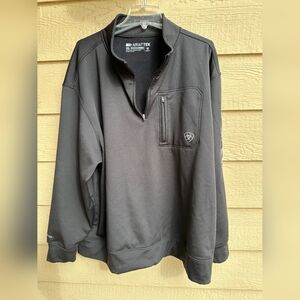 Ariat Charcoal Quarter-Zip Pullover